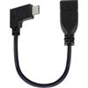 cablecc Cavo dati OTG ad angolo retto da 90 gradi USB-C USB 3.1 tipo C maschio a femmina per Macbook Tablet Telefono Mobile CableCC
