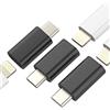 Kefiany Adattatore Lightning a USB-C maschio (3 confezioni) per iPhone, cavo ricarica USB-C, adattatore alimentazione compatibile Samsung, Huawei, Xiaomi, iPad
