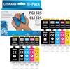 LOSMANN PGI-525 CLI-526 Cartucce d'inchiostro compatibili per Canon 525 526 per PIXMA MG5140 MG5350 MG5150 MG5250 IP4850 IP4950 IX6550 MX885 MX715 MG6150 MG6250 MX895 MG8150 MG8250 (10-Pack)