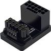 ASHLUYAK Scheda grafica Adattatore di alimentazione GPU 180 gradi U-Turn connettore 12 + 16P a 16P per cavo scheda del telaio del desktop PH316 GPU PCIe5.0 16Pin a 16P U-Turn