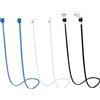 TOYMIS 3 Pezzi Magnetici Cavo Sport Earbuds Cinghia per Auricolare Silicone Morbido Cavo Anti Perdita Compatibile con AirPods Pro/3/2/1 (Nero, Bianco, Blu)