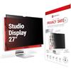 Displex PRIVACY SAFE - Filtro magnetico a 2 vie per Apple Studio Display 27, 62,2 x 36,1 cm, fissaggio magnetico, rimovibile, antiriflesso e lucido