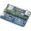 Waveshare Nano Base Board (A) per Raspberry Pi Compute Module 4, Stesse Dimensioni di CM4, con 1× Raspberry Pi 40PIN GPIO, 1× USB 2.0 Tipo A, 1× MIPI CSI-2 Porta, 5V/2.5A USB Tipo C Alimentazione
