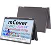 mCover Custodia rigida compatibile solo per HP OmniBook X Flip 14-FMxxxx 14-FKxxxx 2-in-1 (con cerniera a 360°) Windows Laptop 2025+ (non compatibile con altri modelli HP), nero