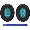 Glanzend Cuscinetti auricolari di ricambio per Bose QC35, compatibili con cuffie Over-Ear di QuietComfort 35 (QC35), cuscinetti di ricambio per Bose QC35, QC25, QC15, Ae2, Ae2i, Riduzione del rumore con Scrims