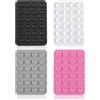 Vilbocr Supporto a ventosa per telefono con 24 ventose, retro adesivo forte e cuscinetto in silicone impermeabile per doccia, bagno, piastrelle, specchio, supporto sicuro per iPhone, telefoni Samsung