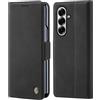Giyer Custodia per Samsung Galaxy Z Fold 7 5G, funzione leggio, scomparto per carte di credito, in pelle di alta qualità, per Galaxy Z Fold 7, a portafoglio, resistente agli urti (nero)