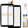 SRJTEK Per TOMTOM GO 6200 Touch Screen Per TOMTOM GO 6200 Screen Digitizer Per TOMTOM GO 6200 Schermo Pannello di Ricambio Vetro Compatibile Kit di Riparazione (nero)