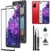 RongZy LCD Schermo per 6.5 Samsung Galaxy S20 Fe/ S20 Fe 5G Display Digitizer Assembly Vetro di Ricambio Touch Screen con Strumenti(Nero con Cornice)