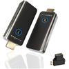 FAIRBEE HDMI Wireless, FAIRBEE 1080P FHD Trasmettitore e Ricevitore HDMI wireless, Supporta 16TX a 1RX, 2,4G/5G Wireless HDMI Extender Streaming Multimediale video Audio/laptop/PC/proiettore/TV, Plug&Play.