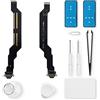 Eonpam Dock ricambi per Oneplus Nord Connettore di Ricarica Porta Caricatore Port Microfono Audio Jack + Kit di Riparazione Sostituzione