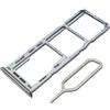 Eonpam Vassoio Carta SIM per Samsung Galaxy M32 SM-M325F Porta Scheda SIM con Pin della SIM(Bianco)