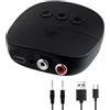 Lumitrex Ricevitore Bluetooth 5.2 con Jack 3.5 & RCA per Hi-Fi Chaine, Adattatore Bluetooth Audio Ricevitore per Altoparlante Home