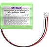 NASTIMA 3,6V 2300mAh NIMH Batteria Radio Raccontastorie per TonieBox 50AA5S, TonieBox Musicbox, TonieBox Speaker