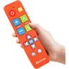 EZClicker Samsung Telecomando di ricambio per TV compatibile solo con TV Samsung (nero) telecomando TV con pulsanti grandi, semplificato e facile da usare (2 batterie AAA non incluse) (arancione)