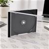 Vision Media® 10 custodie per CD Singolo con Vassoio Nero