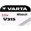 Varta V315 PILA a bottone SR716SW, 10 pezzi, argento