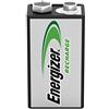 Energizer Energia di ricarica Energizer più batterie ricaricabili da 9V, 1 confezione