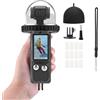 WEWOGA Osmo Pocket 3 40M/131FT Custodia Subacquea Protettiva Guscio Compatibile per DJI Osmo Pocket 3 Accessori Impermeabili-Nero