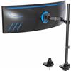 VIVO STAND-V100T - Supporto da scrivania per monitor ultra grandangolare fino a 49, supporto regolabile con morsetto, supporta fino a 20 kg, VESA fino a 100 x 100 mm, colore: nero