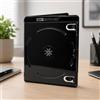 Vision Media® - 1 custodia doppia 4K Ultra HD nera Blu Ray - Memorizza qualsiasi DVD/Blu Ray/Disco giochi..