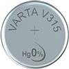 VARTA 14501315 - Batteria a bottone V315 da 1,5 Volt, capacità 20 mAh, sistema chimico Ossido d'argento, per dispositivi elettronici quotidiani per garantire un'alimentazione ottimale