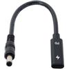 chenyang CY Tipo C USB-C femmina ingresso a DC 5,5 * 2,1 mm cavo per computer portatile