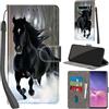 PHINIENLAND Cover per Samsung Galaxy S10 Plus Case PU Pelle Custodia [Kickstand] [Chiusura magnetica] [Slot per Schede], Portafoglio Flip Custodia per Samsung S10 Plus,Neve