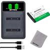 Batmax EN-EL19 EN EL19 Batteria e caricabatteria USB per Nikon Coolpix S33 W150 S2500 S2600 S2700 S2800 S3100 S3200 S3300 S3400 S3500 S3600 S3700 S64000 S6500, S6600, S6800, S6900, A100