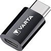 VARTA Cavo di Ricarica e Dati Adattatore da Micro USB a USB di Tipo C (Adatto a Tutti i Dispositivi compatibili con USB di Tipo C Quali Apple MacBook 12 (2015, PRO, Samsung Galaxy, Huawei P9 etc.)
