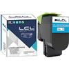 LCL 702HC Ciano Cartucce di Toner Compatibile per Lexmark 70C0H20 700H2 | 70C2HC0 70C2HCE 702HCE per CS310 CS310n CS310dn CS410 CS410n CS410dn Cs410dtn CS510 CS510de CS510dte CS410dtnw CS410nw(1Pack)