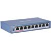 Hikvision Switch Hikvision 8 Poe 10/100m Unmanaged. +1 Porta Uplink Da 100m. 802.3af/at 2