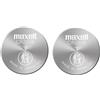Maxell 2PC MAXELL CR2016 Micro Lithium Cell Battery - Made in Japan