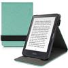 kwmobile Custodia verticale compatibile con Kobo Clara HD - Cover con fascia mano e leggìo - Case Custodia e-Reader Flip
