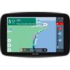 TomTom Navigatore satellitare per camper, caravan e roulotte GO Camper Max con schermo HD da 7, PDI per camper, caravan e roulotte, aggiornamenti Wi-Fi, TomTom Traffic, avvisi autovelox e mappe del mondo