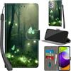 Haninsuze Cover per Samsung Galaxy A52 5G/A52s 5G, Farfalla | Pelle PU Portafoglio, Porta Carte, Magnetica, Libro, Antiurto Custodia