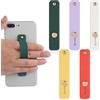 Molain 5 pz Impugnatura per Telefono, Cinturino in Silicone - Supporto Telescopico per Cellulare per Tutti gli Smartphone (Giallo, Viola, Bianco, Verde, Rosso)