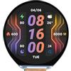 Waveshare ESP32-S3 1.46inch Round Capacitive LCD Display Development Board,ESP32 wth 412×412 Resolution IPS Display Supports WiFi & Bluetooth,Supports Multiple Peripherals