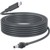 CERRXIAN Cavo di alimentazione da USB C a CC per Starlink Mini, PD100W, ingresso USB tipo C a CC, cavo di ricambio impermeabile Starlink Mini, 5 m