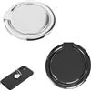HSUYUN Ring Holder, 2 Pezzi da 32 mm Anello per Cellulare, Ruotabile a 180° Supporto ad Anello per Cellulare, Lega di Zinco Anello Telefono, Adatto per Smartphone e Tablet
