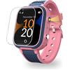 RobinGen Robin Watch K1 | Alternativa allo Smartphone: Orologio 4G GPS per bambini e Chiamate Sicure, SOS, Modalità Classe, App Genitori, Batteria 2-3 Giorni | Senza Social, Senza Giochi, Senza Browser (Rosa)