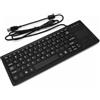Bewinner Tastiera Meccanica USB Cablata, Tastiera Industriale con Touchpad e HUB USB, Resistente All'acqua IP68, Tastiera Ergonomica per PC Portatile