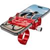 Yeeloca Porta Cellulare Bici in lega di Alluminio, Porta Cellulare Moto Antiurto, Porta Telefono Bici, Porta Telefono Moto Compatibile con iPhone, Motorola, Xiaomi, Samsung, Huawei e altri