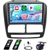 Hikity 2G+64G Android 15 Autoradio per Fiat Doblo 2010-2015 Opel Comb 2011-2018 con Wireless Carplay Android Auto 9Pollici Car Radio Stereo con GPS Navi WiFi DSP FM RDS Bluetooth Telecamera Posteriore