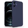 N NEWTOP Cover Compatibile per Apple iPhone 16 Plus, Custodia TPU SOFT Gel Silicone Ultra Slim Sottile Flessibile Case Posteriore Protezione Fotocamera Anti Urto Guscio Scocca Colorato Fina (Blu)
