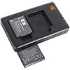 DSTE DE DB-110 (2 pezzi) batteria di ricambio e doppio caricatore Compatibile con WG-6, GR III, G900, G900SE(tuta di emergenza per GR Digital III),Olympus LI-90B/92B