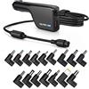 helpers lab 108W Adattatore Alimentazione Caricatore 16V 18.5V 18.5V 19.5V 20V Caricatore di auto universale per HP Compaq DELL ACER THINKPAD Sony Fujitsu Toshiba ASUS Delta IBM LG Medion Delta Samsung