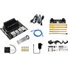 Waveshare Jetson Nano 4GB Kit di sviluppo/espansione E soluzione alternativa del kit B01 con scheda di supporto Jetson Nano Module Stereo Camera Kit ventola di raffreddamento e così via (10 articoli)