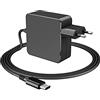 Bolwins B28CS - Alimentatore di rete USB-C da 90 W PD, universale per DC 20 V, 15 V, 12 V, 9 V, 5 V, compatibile con Pro Air 2018, HP, Dell, Lenovo e tutti i computer portatili e smartphone