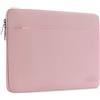MOSISO Custodia Morbide Borsa Compatibile con MacBook Air 13 M2 M1 A2681 A2337 A2179 A1932/Pro 13 M2 M1 A2338 A2289 A2159 A1989 A1706 A1708 2016-2022, Poliestere Orizzontale Laptop Sleeve, Rosa